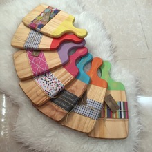 Color Wooden Coding Chopping Board