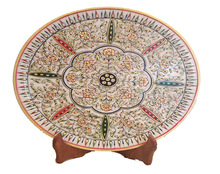 Marble High Class Home Decorative Plate, Size : 9 Inch