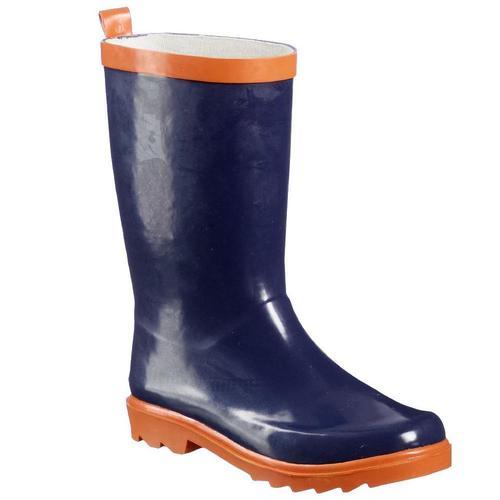 Milled leather Safety Gumboots, Packaging Type : Black, Orange
