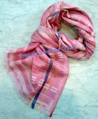 ENGLISH CREATIONS Cotton Polyester Stoles, Technics : Attractive Pattern