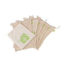 FLYMAX EXIM Cotton Mesh Bag, Style : Rope Handle