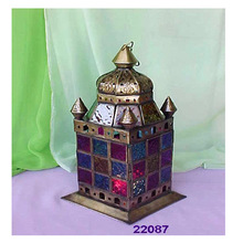 Brass Antique Brass Lanterns, For Holidays, Style : Votive