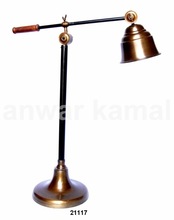 Brass Bell Style Table Lamps, Color : White
