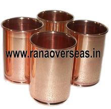 Pure Copper Glass Cup Tumblers, Feature : Eco-Friendly, Stocked