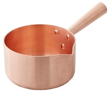 Pure Copper Saucepan With Handle, For Kitchen, Feature : Stocked