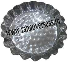 Stainless Steel Round Platters For Serving Salad