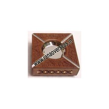 Wooden White Inlay Ashtray, Style : Antique Imitation