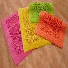 100% Cotton Chenille Bath Mats, For Bar, Door, Floor, Outdoor, Prayer, Living Rooms, Feature : Anti-Bacteria