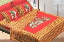 Printed Jaipuri Bed Sheets, Feature : Disposable