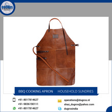 Leather + Belt Leather Cooking Apron