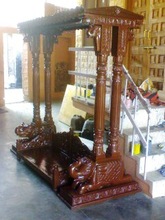 Wooden Hand Carved Swing