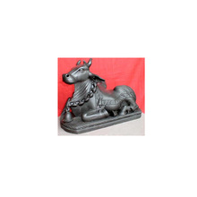 Pk Black Marble Nandi Statues