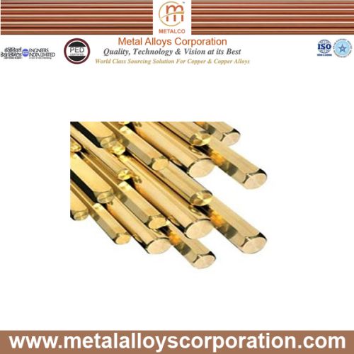 Round Tensile Alloy Brass Rods, Length : 3 Meters Up