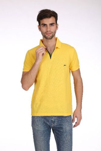 Plain Cotton Mens Polo T-Shirt, Occasion : Casual Wear