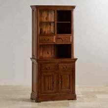 Wooden Hutch Buffet, Color : Natural