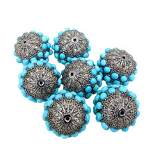 Gemco International Turquoise Spacer Ball Findings