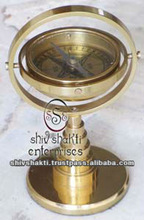 Metal Brass Gimbals Compass