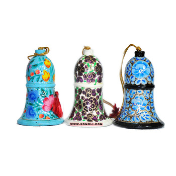 Colorful Wooden Tree Decoration Bell