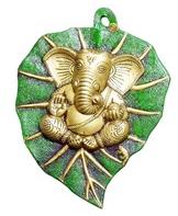 Komoli Green Leaf Ganesh Statue
