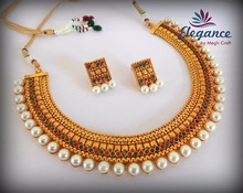 ELEGANCE South Indian Pearl Jewellery, Occasion : Anniversary, Engagement, Gift, Party, Wedding