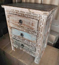 Jodhpur Trends Reclaimed Bedsides Cabinets, For Home Furniture, Size : 49x41x66 C.m