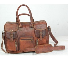 Women and Men Leather Bag, Size : > 17'