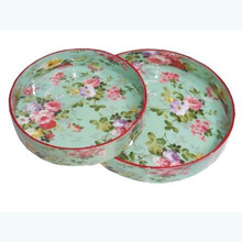 Fully Customizable Round Printed Tray