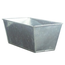 Galvanized Cheap Rectangular Flower Pot, Style : Classic