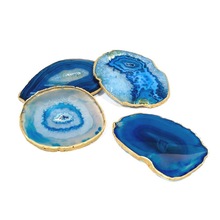 Irregular Luxurious Agate Table Coasters., Feature : Eco-Friendly, Stocked
