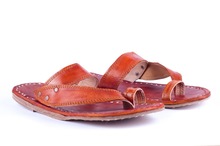 Mb Exports GENUINE LEATHER SLIPPER, For Hotel, Color : Tan