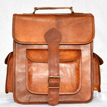 MB Exports Leather Handmade BackPack, Capacity : Medium