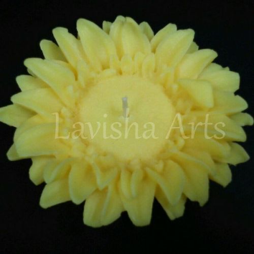 Lavisha Arts Wax Floating Sunflower Candle, For Home Decoration, Technics : Handmade
