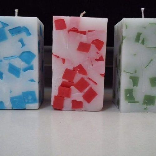 Paraffin Wax Pillar Candles, Feature : Hand Worked