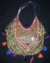 Lowellcraft Suede BOHEMIAN BANJARA ETHNIC HANDBAGS