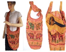 Canvas COLORFUL LADY SHOULDER BAG, Color : Multi