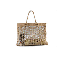 Jute Net Vegetable Bag, Size : -33WX33H (CM)