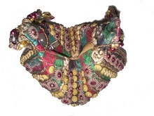 Lowellcraft Polyester MULTICOLOR POTLI PURSE