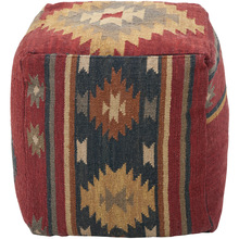 Ottoman Pouf Kilim Pouf
