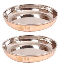 Metal Copper Dessert Bowl, Size : Customized Size