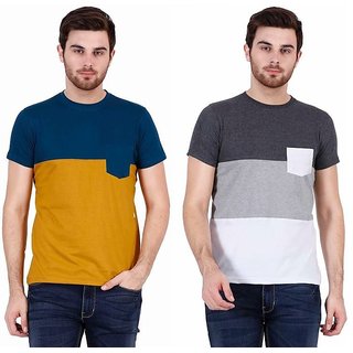 Mens Round Neck T Shirts, Size : L, XL