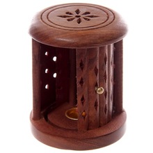 Metal Designer Wooden Cone Holders, For Meditation