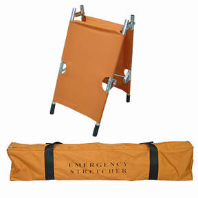 Emergency Folding Stretcher, Color : Orange