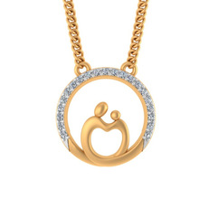 Diamond Gold Pendant, Occasion : Gift