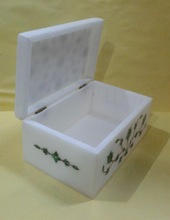 Stone Marble Inlay Box, For Home Decoration
