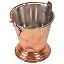 COPPER AND STEEL BALTI