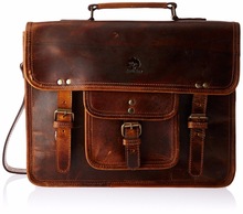 Rustic Town Leather Laptop Bag, Size : 15*11*04 Inch
