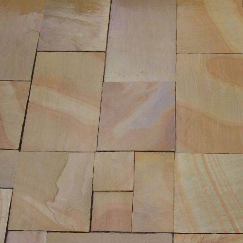 Rippon Buff Sandstone, For Flooring, Stair, Raiser, Wall Cladding, Swimming Pool, Fountain, Landscaping