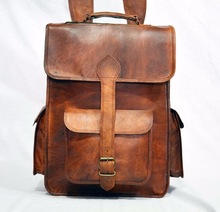 Rucksack Handmade Real Leather, Gender : Unisex