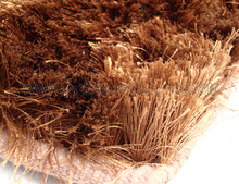SGE Polyester Shaggy Rug, Size : Customized Size