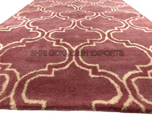 Shaggy Wool Tufted Carpets, Size : Customized Size